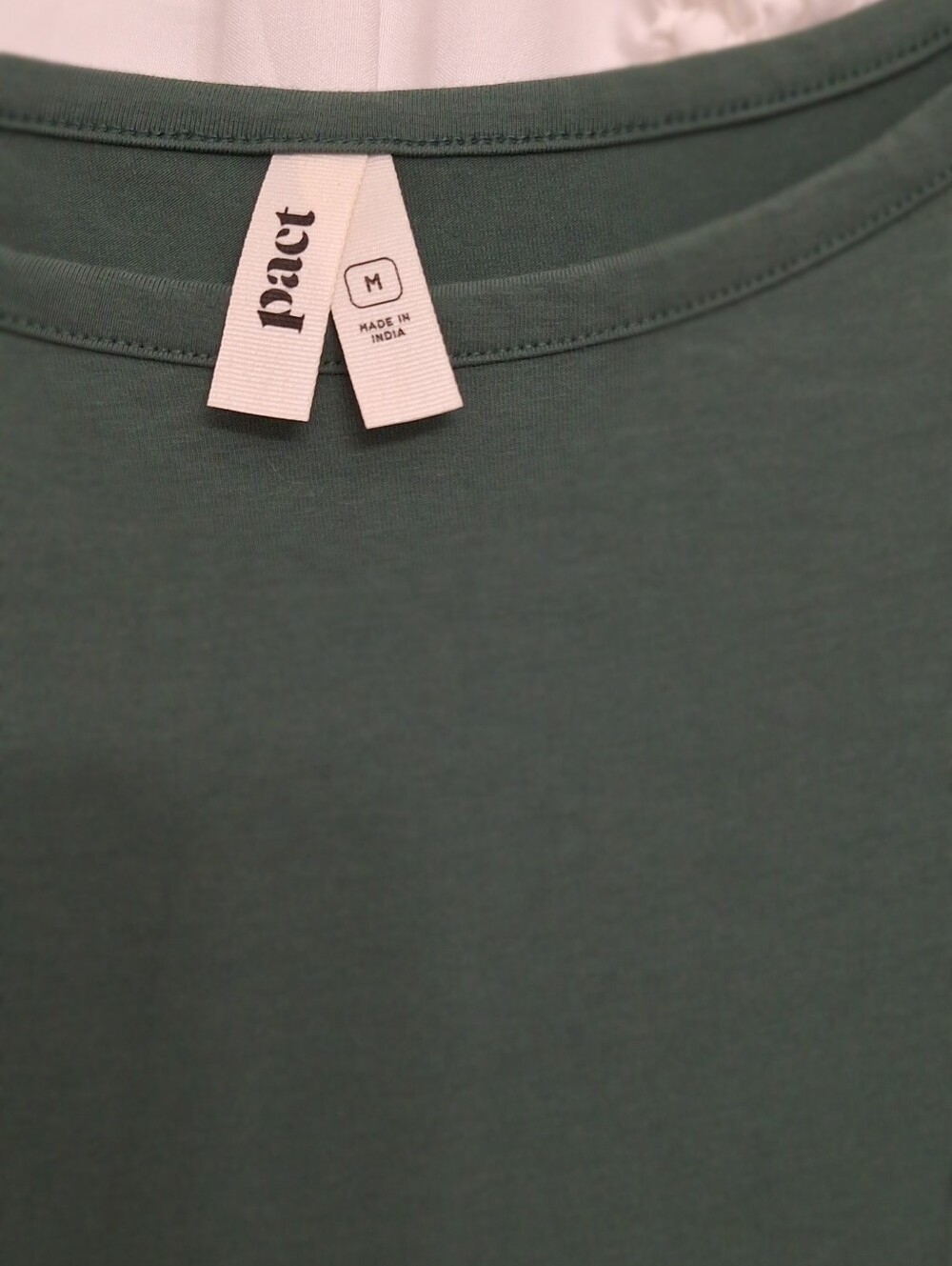 Pact Green Belted Cap-Sleeve Dress - Picture 4 of 6